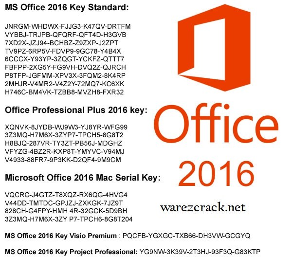 microsoft office 2016 activation codes